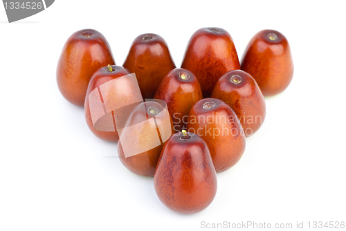 Image of Ten ripe jujube berries 