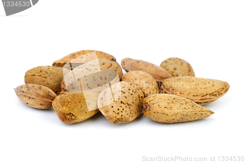 Image of Few unshelled almonds