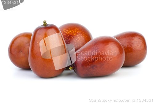 Image of Five ripe jujube berries 