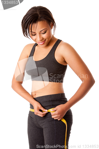 Image of Weight conscious woman