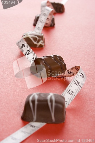 Image of Some of chocolates and the measure