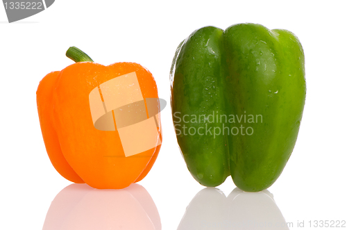 Image of Two fresh peppers 