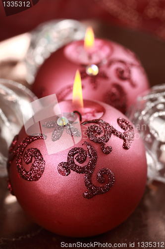 Image of Christmas candle