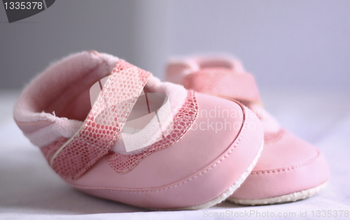 Image of pink baby shoes