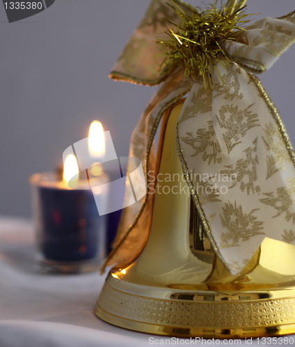 Image of candles and bell