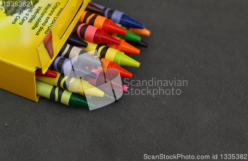 Image of wax crayons