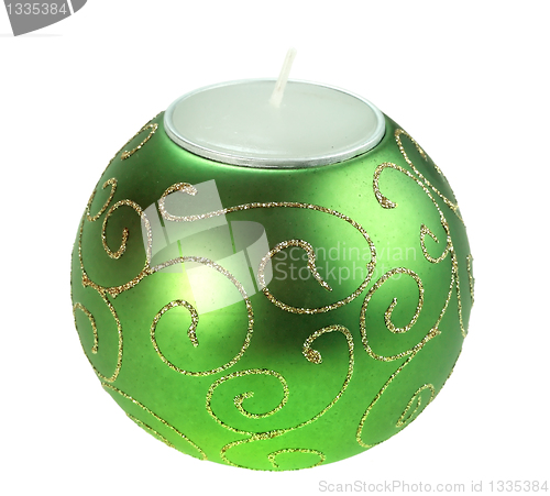 Image of Souvenir Christmas candle as a sphere form