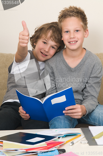 Image of Doing homework
