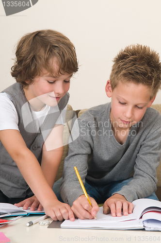 Image of Doing homework