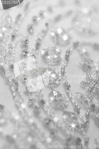 Image of Detail of wedding dress
