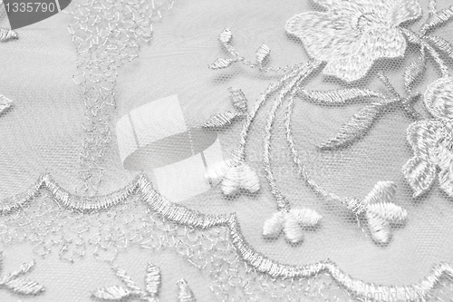 Image of Detail of wedding dress