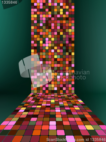 Image of Abstract glowing illustration background. EPS 8