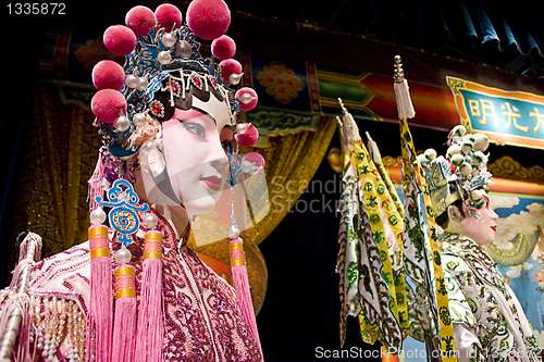 Image of chinese opera dummy ,it is a toy,not real man 