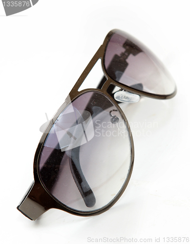 Image of Sun glasses on the white backgrounds 