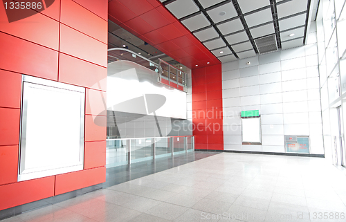 Image of Large Billboard for advertisement use in a modern building 