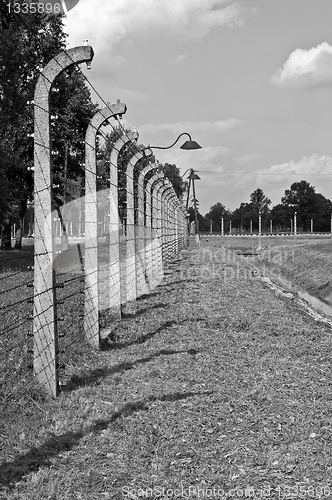 Image of Auschwitz Birkenau concentration camp.