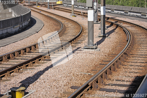 Image of railway in city 