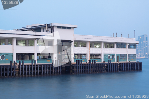 Image of Ferry Pier to remote island of Hong Kong 