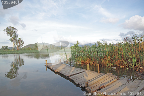 Image of Jetty on lake 