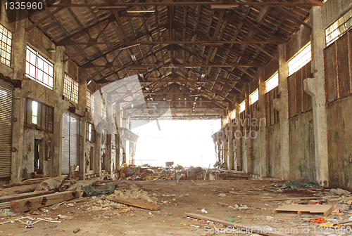 Image of Abandoned Industrial Furnace 