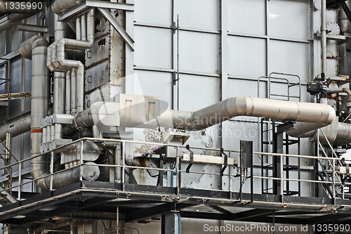 Image of Industrial building, Steel pipelines