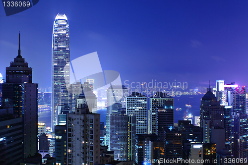 Image of Hong kong at night