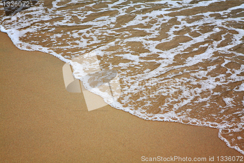 Image of Sand beach water background