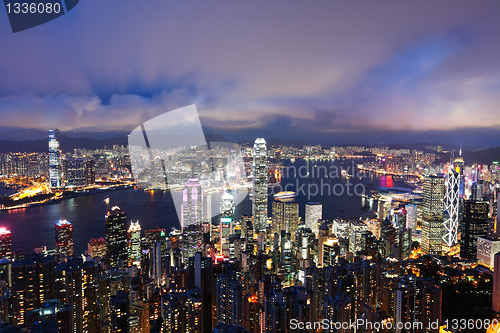 Image of Hong Kong at night