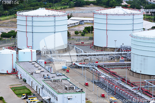 Image of Oil product storage tanks