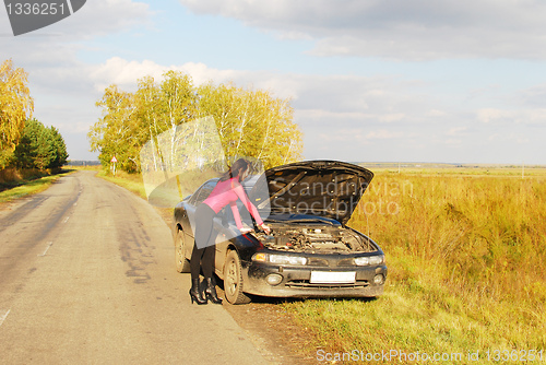 Image of broken car