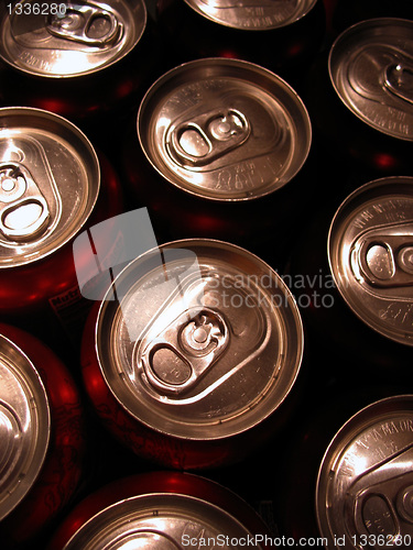 Image of beverage can tops