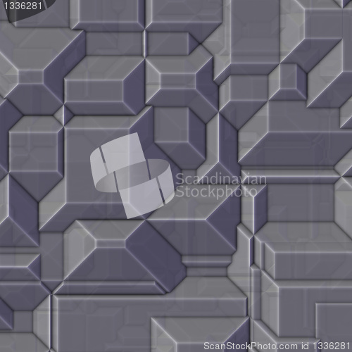 Image of high tech geometric blockiness