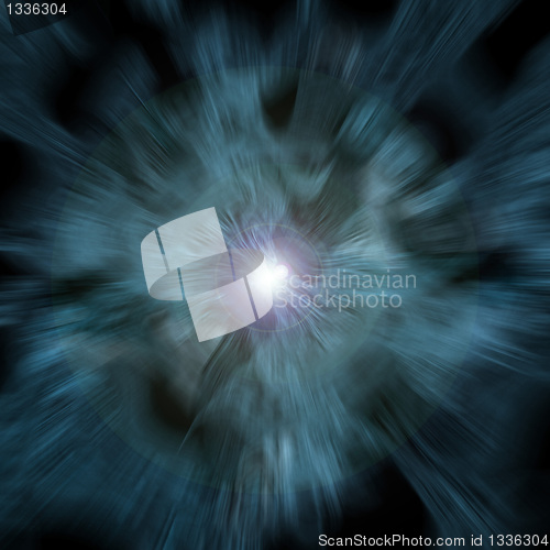 Image of blue blast