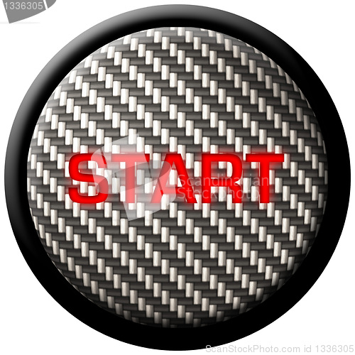 Image of Carbon Fiber Start Button