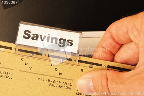 Image of savings