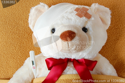 Image of sick teddy bear
