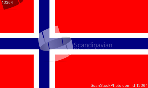 Image of Plain flag of norway