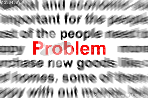 Image of problem and solution
