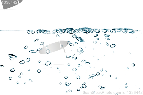 Image of fresh water with bubbles