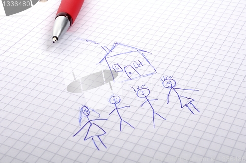 Image of real estate family