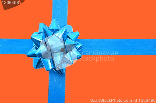 Image of Christmas Gift with ribbon