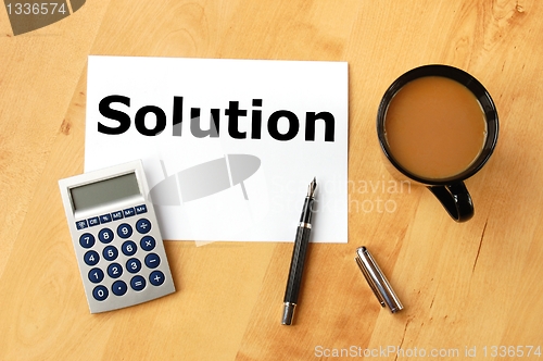 Image of solution