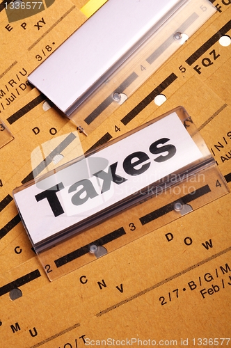 Image of taxes