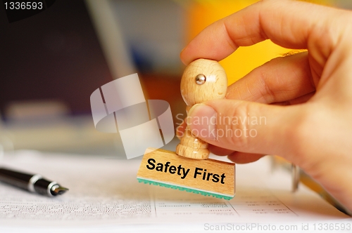 Image of safety first