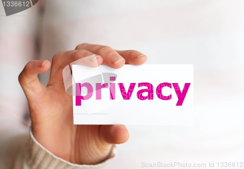 Image of privacy