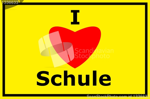 Image of i love school