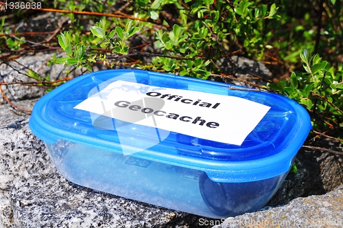 Image of official geocache