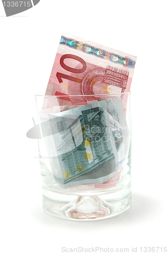 Image of Money in glass