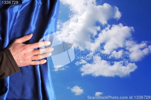 Image of blue sky