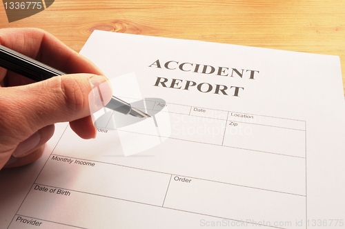 Image of accidebt report